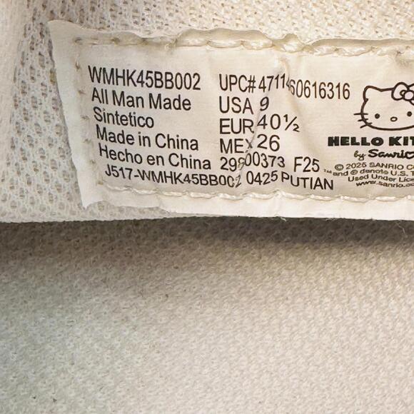 Hello Kitty White and Pink Casual Sneakers Size 9 - Picture 9 of 9